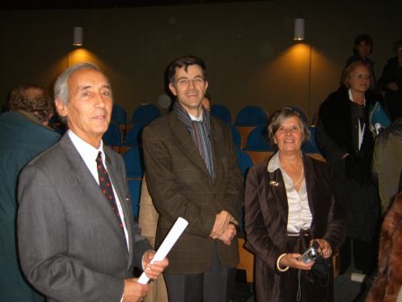 Hervé et Brigitte Gicquiau avec François de Mazières , Maire de Versailles